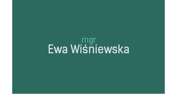 mgr Ewa Wiśniewska